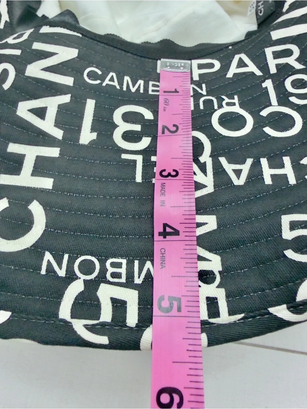 Vintage Chanel COCO Rue 31 Sun Hat